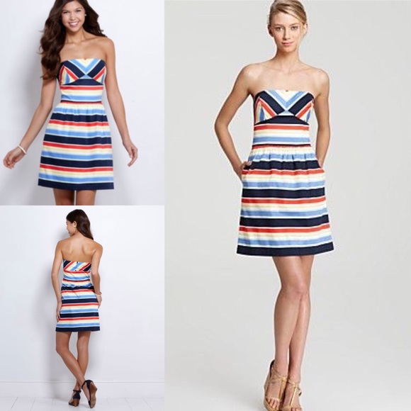 Vineyard Vines Dresses & Skirts - Vineyard Vines Curtain Bluff Strapless Dress
